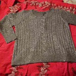 Relativity  sweater with bling